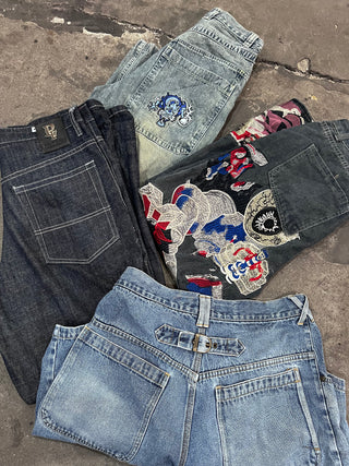 Y2K HIP HOP BAGGY JEANS