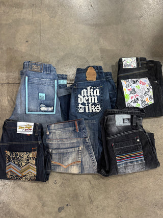 Y2K HIP HOP BAGGY JEANS