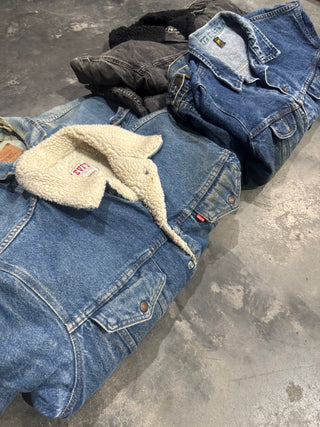 LLW DENIM JACKETS (LEVI'S LEE WRANGLER DENIM JACKETS)